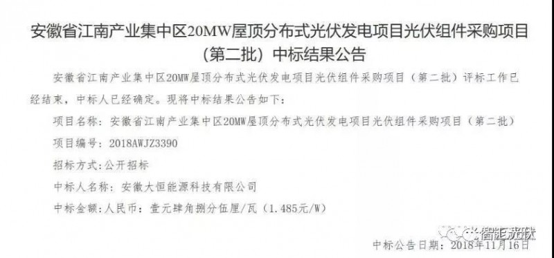 2019上半年组件主流价格恐难下1.6元/W!